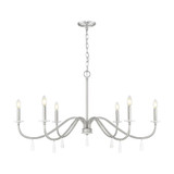 Toussant 6 Light Chandelier 24.5 Inch Tall and 45 Inch Wide by Z Lite - 6103-45