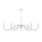 Toussant 6 Light Chandelier 25.25 Inch Tall and 63 Inch Wide by Z Lite - 6103-63