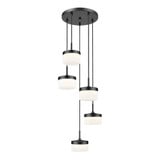 Renaud 18W 5 LED Chandelier 5 Inch Tall and 15.75 Inch Wide by Z Lite - 827P6-5R