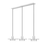 Ludo 18W 3 LED Linear Chandelier 6.5 Inch Tall and 52 Inch Length by Z Lite - 829P12-3L