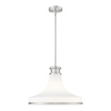 Reznor 1 Light Pendant 13.75 Inch Tall and 18 Inch Wide by Z Lite - 831P18