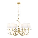 Aslin 6 Light Chandelier 27.5 Inch Tall and 31 Inch Wide by Z Lite - 830-31