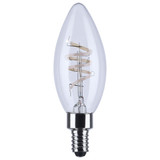 Reminiscent 4W B11 LED E12 Base Raplacement Bulb 3.94 Inch Length by Satco - S11525