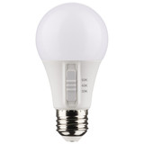Accessory 6W A19 CCT Selectable LED Medium Base Lamp (Pack of 4) by Satco - S11774
