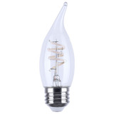 Reminiscent 4W CA11 LED E26 Base Raplacement Bulb 4.17 Inch Length by Satco - S12556