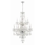 Traditional Crystal 15 Light Large Chandelier by Crystorama - 1155
