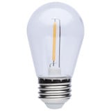 1W LED S14 Base String Light Replacement Lamp 3.43 Inch Wide by Satco - S8021R1