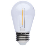1W LED S14 Base String Light Replacement Lamp 3.43 Inch Wide by Satco - S8021R1