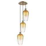 Brookhaven Flute 3 Light Cord Hung Pendant 46 X 13.5 Inch by Innovations - 113B-3P-G484-7