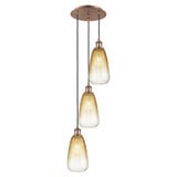 Brookhaven Almond 3 Light Cord Hung Pendant 40 X 12.5 Inch by Innovations - 113B-3P-G480-6