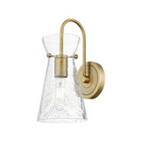 Nicole 1 Light Wall Sconce 12.13 Inch Tall X 5.63 Inch Wide by Innovations - 385-1W-G385-5