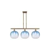 Brookhaven Sphere 3 Light Stem Hung Island 13X 37 Inch Wide by Innovations - 516-3I-G481-10