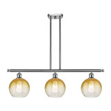 Brookhaven Globe 3 Light Stem Hung Island 11 Inch X 36 Inch by Innovations - 516-3I-G483-8