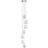 Venezia 33.7W 7 LED Chandelier In 40.75 x 9 Inches Wide by Vonn  - VAC3207