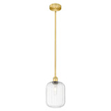 Preston 1 Light Edison Jar Stem Hung Mini Pendant 11.25 Inch by Innovations - 616-1S-G460-7