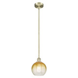 Brookhaven Globe 1 Light Edison Stem Hung Mini Pendant by Innovations - 616-1S-G483-8