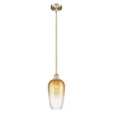 Brookhaven Flute 1 Light Edison Stem Hung Mini Pendant by Innovations - 616-1S-G484-7