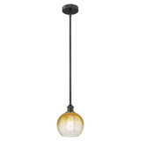 Brookhaven Globe 1 Light Edison Stem Hung Mini Pendant by Innovations - 616-1S-G483-8