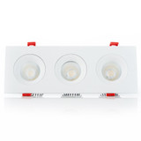 Midway 36W 1 LED 3.5 Inch Rectangular Triple Gimbal (Set of 4) by Eurofase  - 45382-4