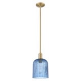Bridal Veil 1 Light Stem Mini Pendant 13.25 Inch Tall by Innovations - 716-1S-G559-8