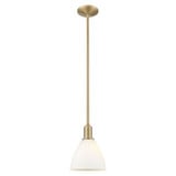 Bristol 1 Light Stem Hung Mini Pendant 10.13X 7.5 Inch Wide by Innovations - 716-1S-GBD-75