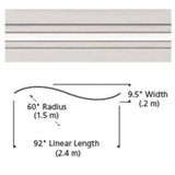 Two-Circuit Monorail Pre-Bent S Curve by VC Modern - 700MO2BHS