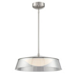 Noor 35W 1 LED Light Large Pendant by Lite Source - LS-19548BW