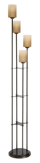 Bess Four Light Floor Lamp 11 Inches Wide by 71 Inches High by Lite Source - LS-80701