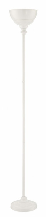 Dallon 30W 1 LED Torchiere Lamp 10 x 70.5 Inches High by Lite Source - LS-83023BWB