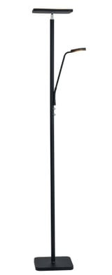 Hector 30W 1 LED Torchiere Lamp 10.5 x 71.75 Inches High by Lite Source - LS-83356BB