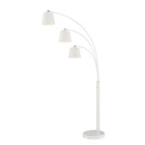 Quana Three Light Arch Floor Lamp by Lite Source - LSF-83033WBB