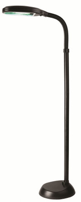 Aptos One Light Floor Lamp 8 Inches Wide by 52.5 Inches High by Lite Source - LSP-801BW