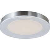 Waves 40W 1 LED Flush Mount 20 Inch Tall and 3.34 Inch Wide by Abra - 30045FM
