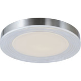 Waves 40W 1 LED Flush Mount 20 Inch Tall and 3.34 Inch Wide by Abra - 30045FM