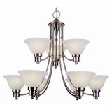 9 Light Large 2 Tier Chandelier by Trans Globe - 6549