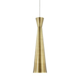 Windsor 1 Light Mini Pendant by Visual Comfort Modern - 700KLWDSBRS