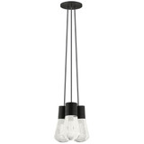 Sean Lavin 3 LED Small Pendant 9 Inch Wide by Visual Comfort Modern - 700TDALVPMC3