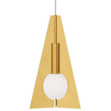 Sean Lavin 1 LED Monopoint Pendant 11.8 Inch Tall by Visual Comfort Modern - MP-700-OBLP