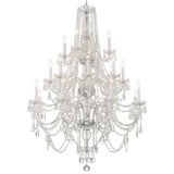 Traditional Crystal 20 Light Oversized Chandelier by Crystorama - 1157