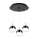 Pluto 26W LED Pendant 6 Inch Tall and 12 Inch Wide by Kuzco - MP402801-03