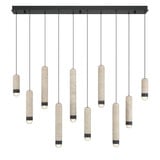 Cambre 4W 10 LED Linear Chandelier 20 Inch Tall X 5.5 Inch Wide by Eurofase - 50129