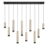 Cambre 4W 10 LED Linear Chandelier 20 Inch Tall X 5.5 Inch Wide by Eurofase - 50129