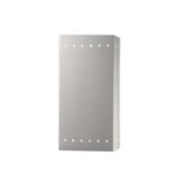 Ambiance Large Rectangular with Perfs Outdoor Wall Mount by Justice Design - CER-0965W
