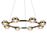 Milano 42.34W 8 LED Chandelier 11.75 x 33.25 Inches Wide by Vonn  - VAC3338