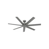 Downtown 7 Blade Ceiling Fan with Wall Control 60 Inch Wide by Hunter Fans - 51D60