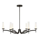 Butler 5W 6 LED Chandelier 14 Inch Tall and 40 Inch Wide by Savoy House - 1-1464-6