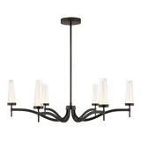Butler 5W 6 LED Chandelier 14 Inch Tall and 40 Inch Wide by Savoy House - 1-1464-6