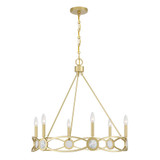 Minette 6 Light Chandelier 27.25 Inch Tall and 28 Inch Wide by Savoy House - 1-4101-6
