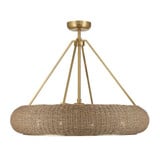 Gaia 4 Light Fandelier 47 Inch Tall and 40 Inch Wide by Savoy House - 40-FD-8302