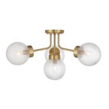 Coral 4 Light Semi Flush Mount 13 Inch Tall and 27 Inch Wide by Savoy House - 6-3364-4